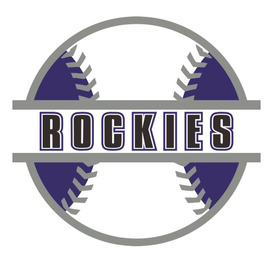 Baseball Colorado Rockies Logo iron on paper